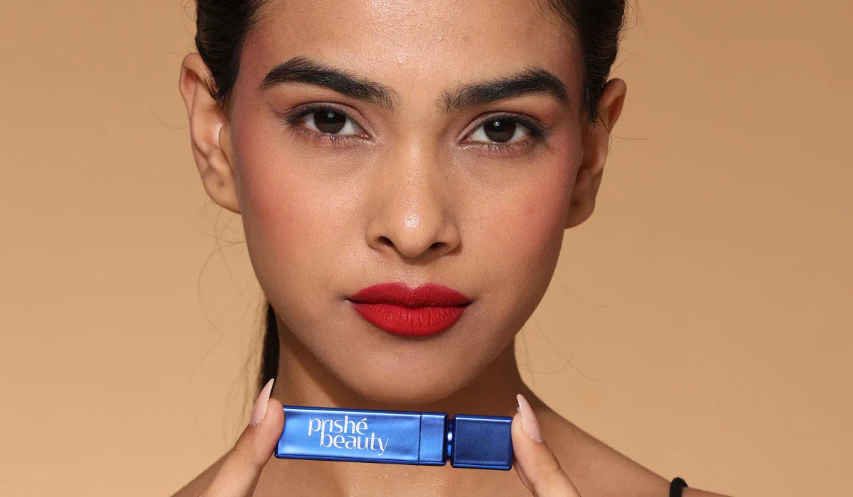 Different nude lipstick shades suitable for fair, medium, and dark skin tones