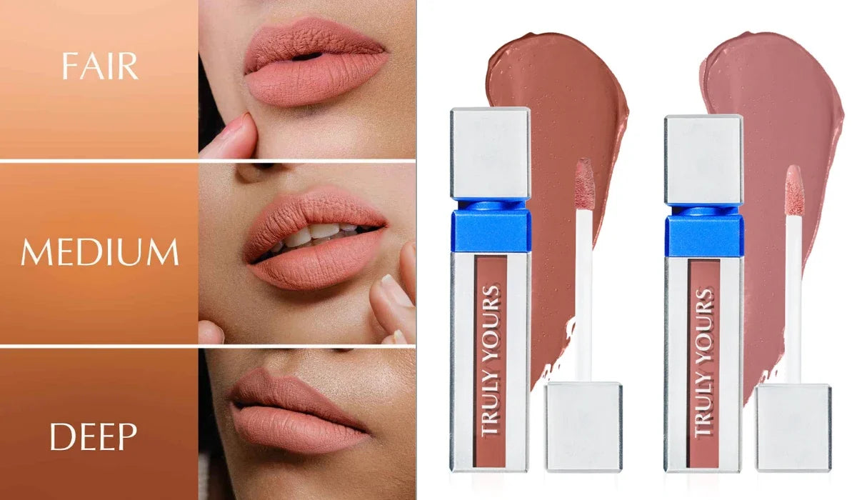 Prishe Beauty Lipstick Combo featuring nude, mauve, plum and chocolate lipstick shades