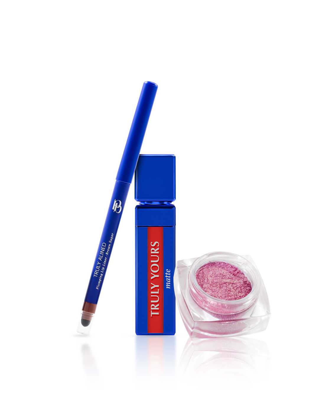 Red Lipstick, Lipliner & Eyeshadow Combo