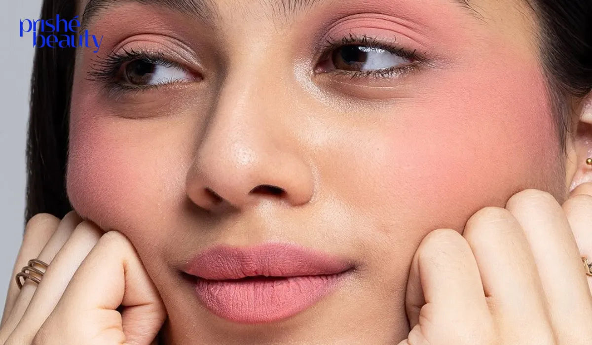 No Foundation Makeup Look Using a Peach Tint