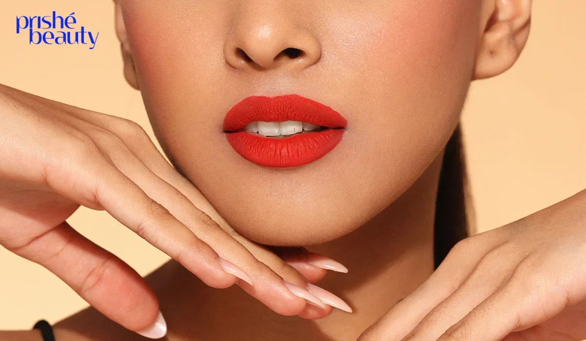 Different lipstick shades suitable for various skin tones and undertones guide