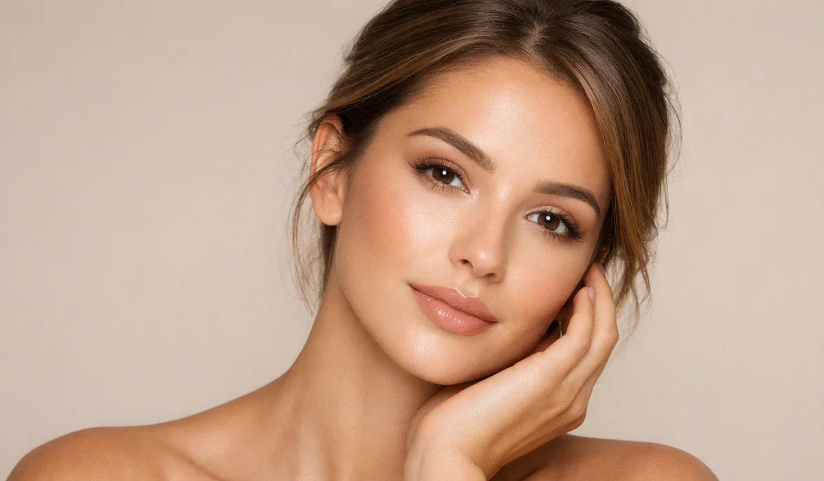 Step-by-step tutorial showing how to achieve a natural nude makeup look for everyday beauty.