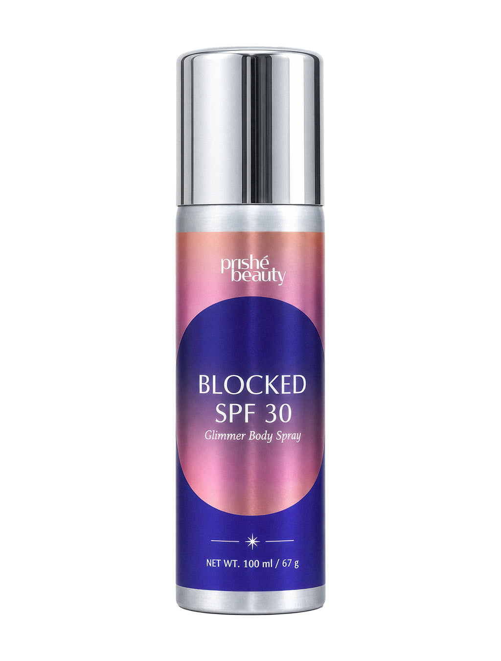 Blocked SPF30 Glimmer Body Spray