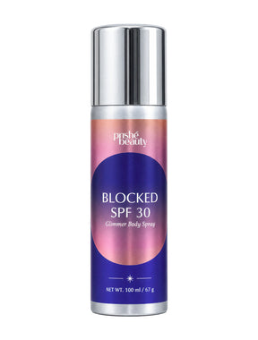 Blocked SPF30 Glimmer Body Spray