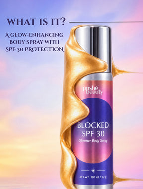 Blocked SPF30 Glimmer Body Spray