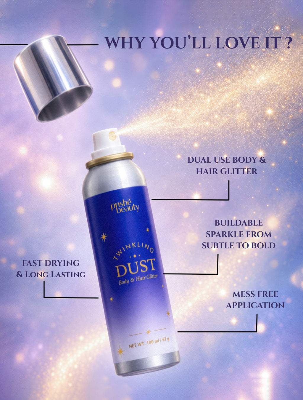 Twinkling Dust Body & Hair Glitter