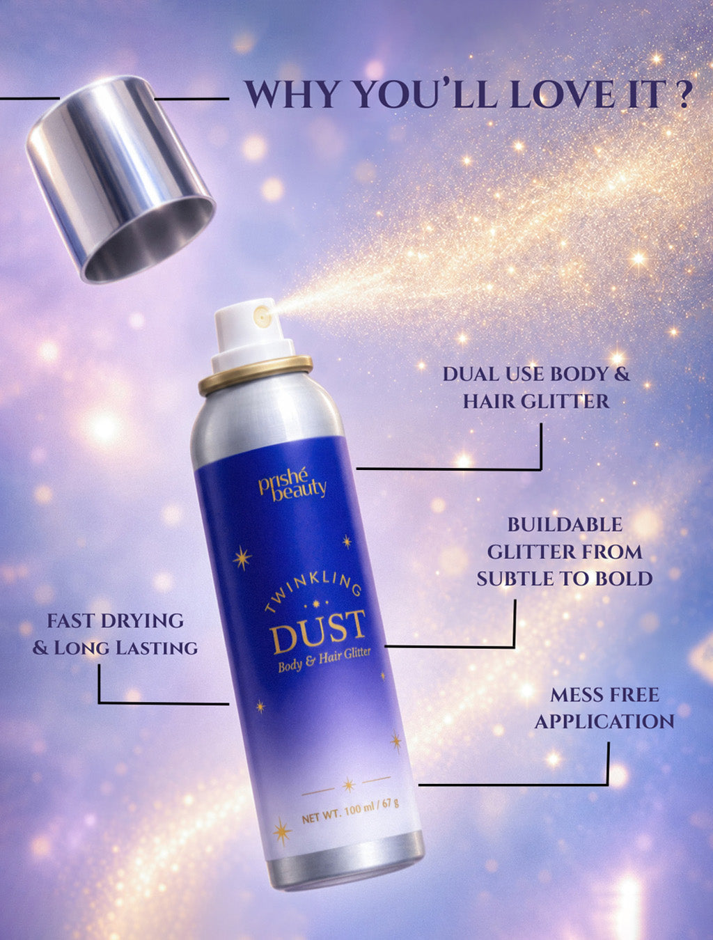Twinkling Dust Body & Hair Glitter